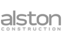 Logo of Alston Construction - a client of HammerTech's construction safety software platform.