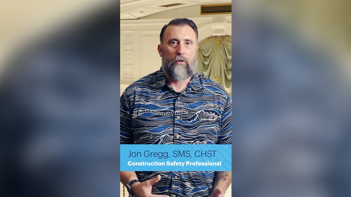Jon Gregg, SMS, CHST - Video still and part of the HammerTech community.