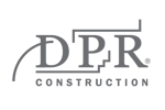 Logo of DPR Construction, a user of HammerTech's HSEQ software services