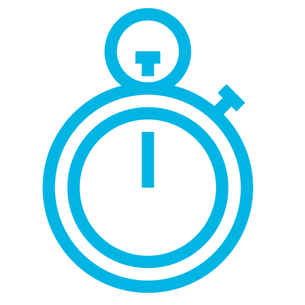 A stop watch icon, representing the difficulty knowing who is and is NOT on a job site when you are not there - if you are not using a tool like HammerTech.